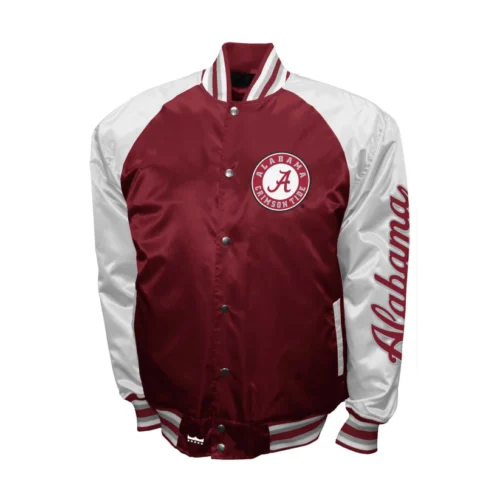 Alabama Crimson Tide The Game Satin Varsity Jacket