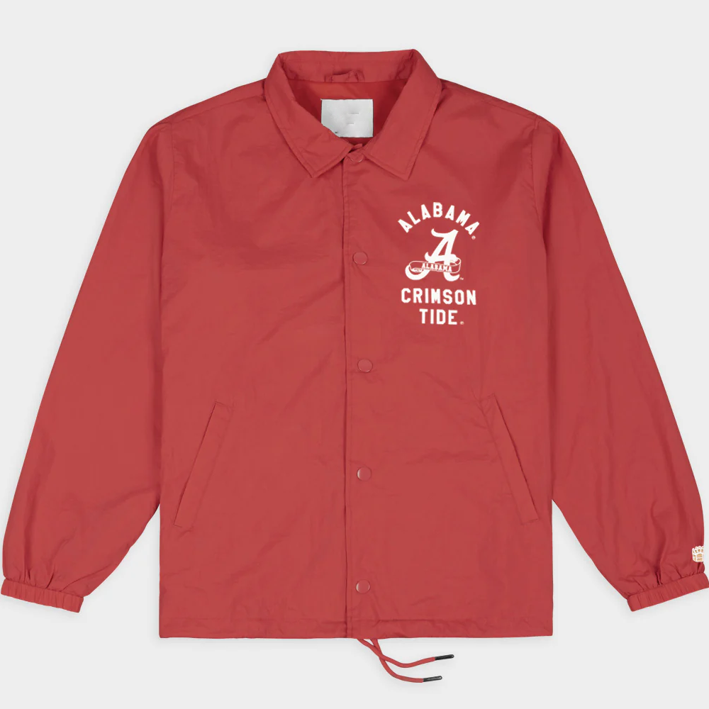 Alabama Crimson Tide vintage Classic Coaches Satin Jacket