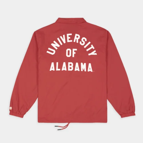 Alternative view of Alabama Crimson Tide vintage Classic Coaches Satin Jacket