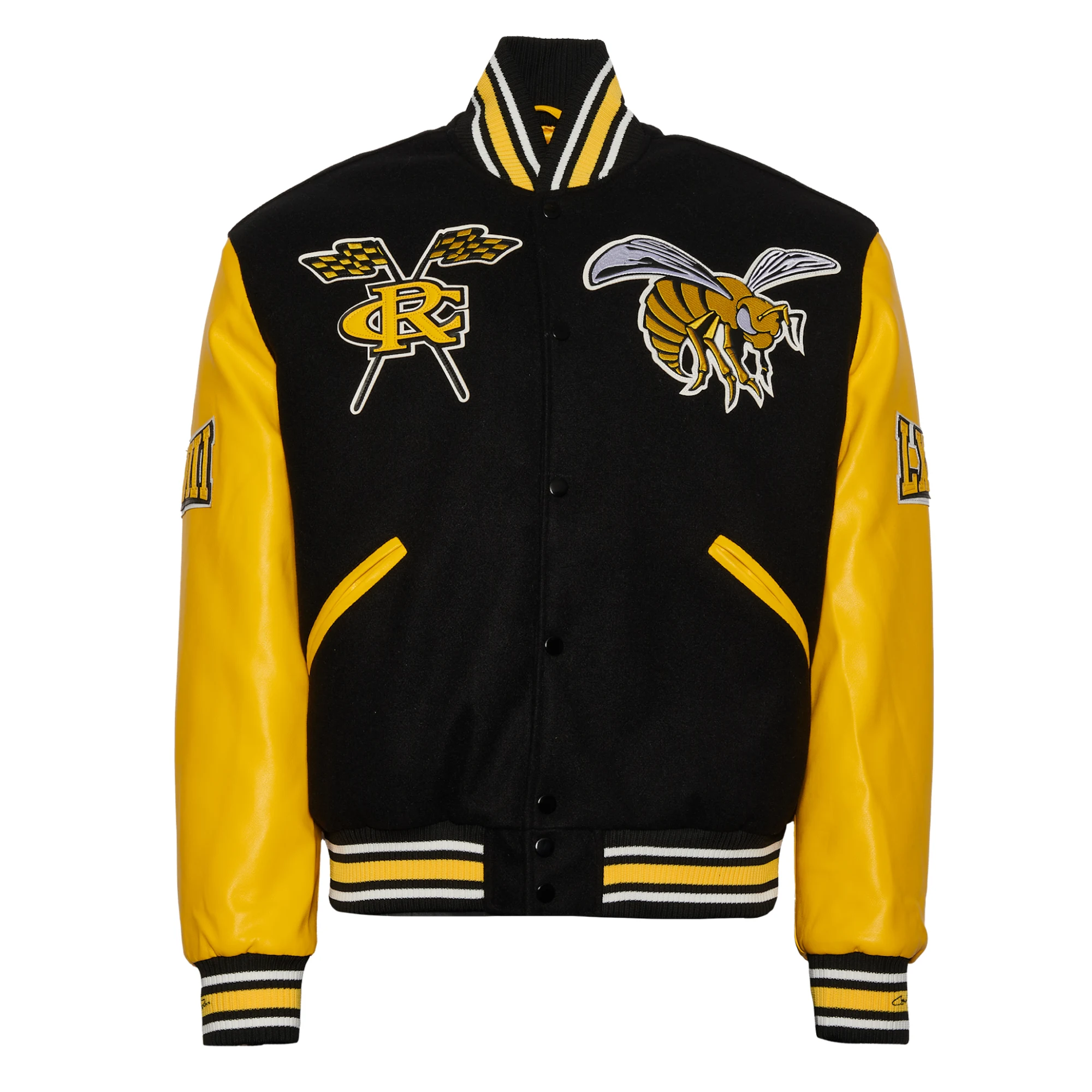 Alabama State Hornets Campus Remix Wool & Leather Varsity Jacket