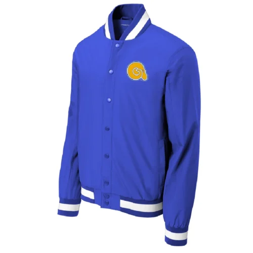 Albany State Golden Rams Insulated Vintage Satin Varsity Jacket