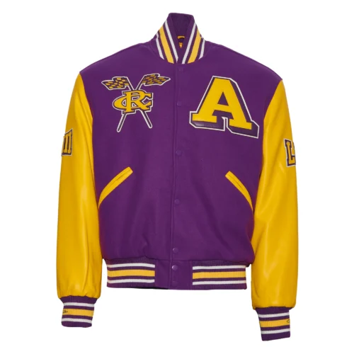 Alcorn State Braves Campus Remix Wool & Leather Varsity Jacket