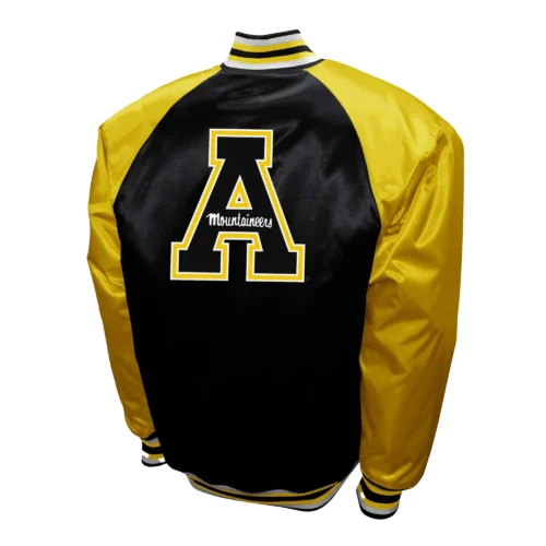 Alternative view of Appalachian State Mountaineers Club The Game Satin Varsity Jacket