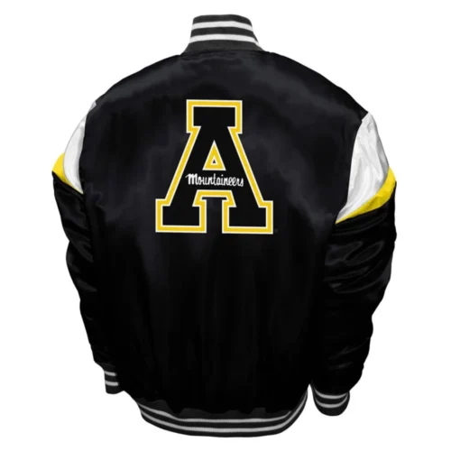 Alternative view of Appalachian State Mountaineers  Power Satin Varsity Jacket