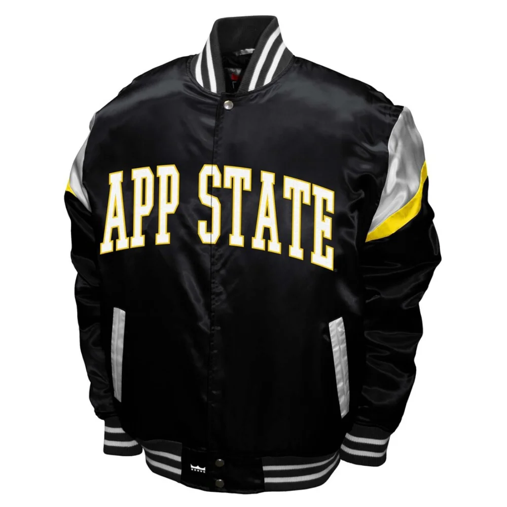 Appalachian State Mountaineers Power Satin Varsity Jacket