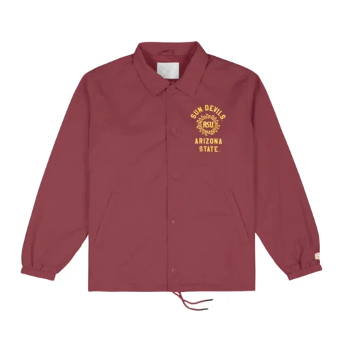 Arizona State Sun Devils Retro Logo Coaches Satin Jacket