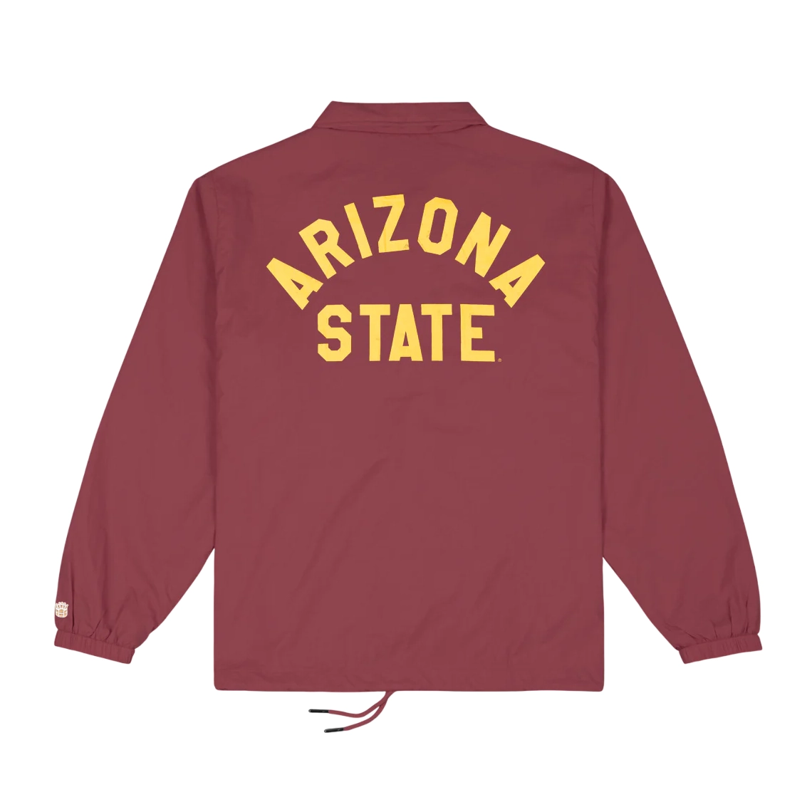 Arizona State Sun Devils Retro Logo Coaches Satin Jacket - Image 2