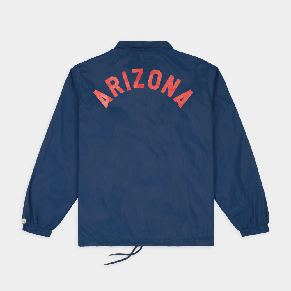 Arizona Wildcats Helmet Coaches Satin Jacket - Image 2