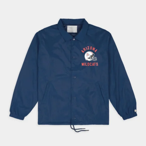 Arizona Wildcats Helmet Coaches Satin Jacket