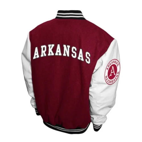 Alternative view of Arkansas Razorbacks  Graduate Varsity Jacket