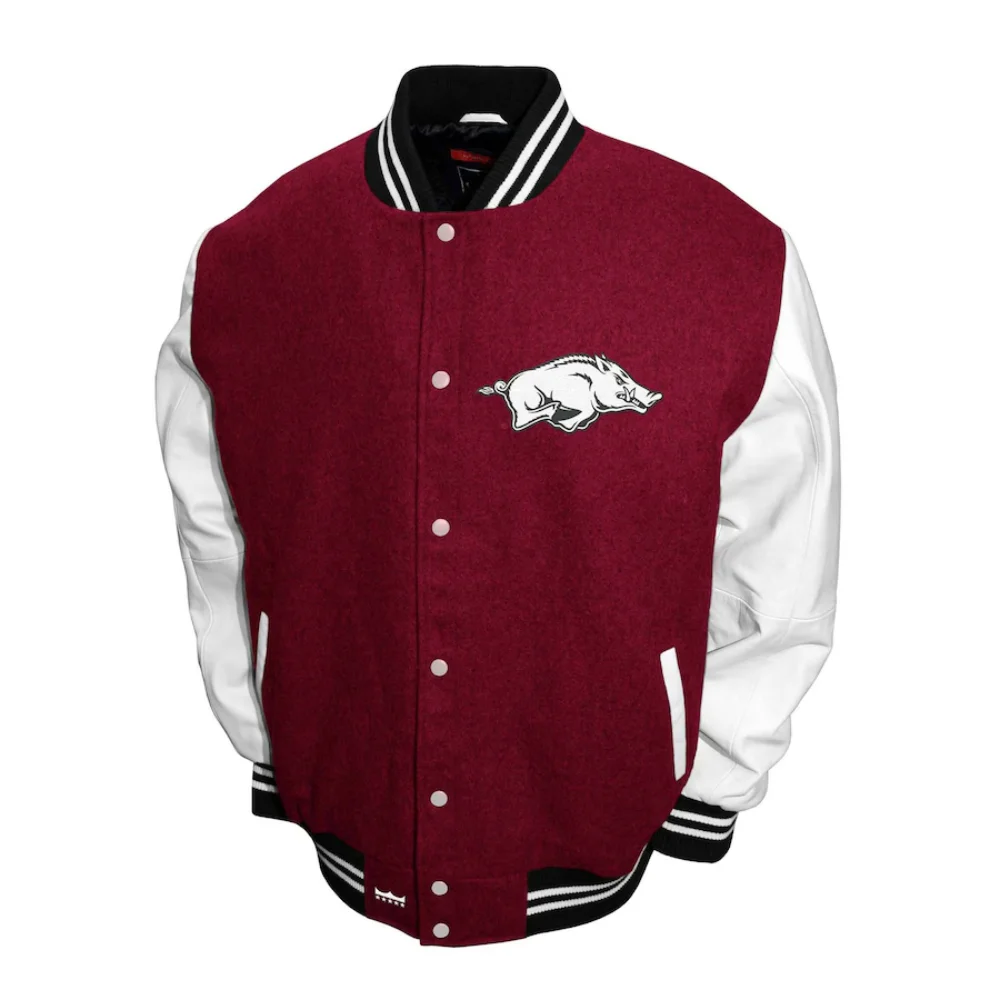 Arkansas Razorbacks Graduate Varsity Jacket