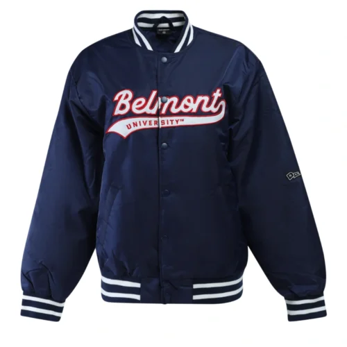 Belmont Bruins A-Game Satin Varsity Jacket - Image 4