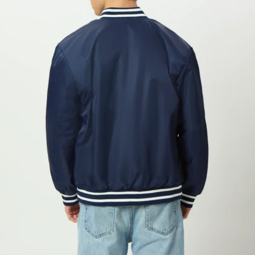 Belmont Bruins A-Game Satin Varsity Jacket - Image 3