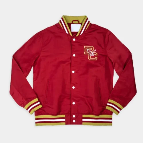 Boston College Eagles Retro Bomber Satin Jacket