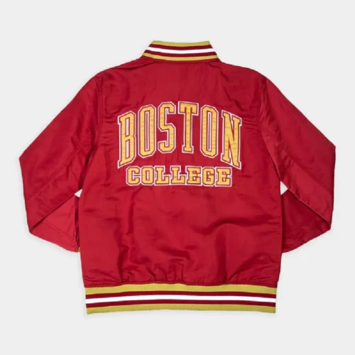Alternative view of Boston College Eagles Retro Bomber Satin Jacket