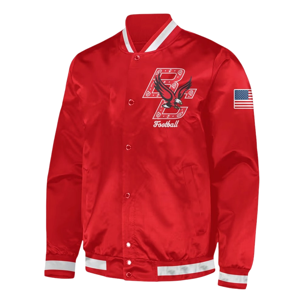 Boston College Eagles Special Edition Vintage Satin Varsity Jacket