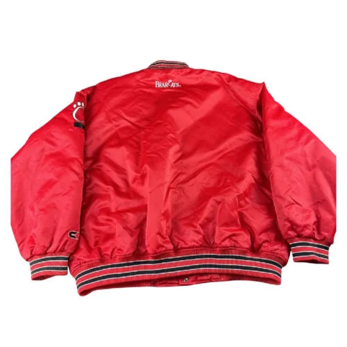 Alternative view of Cincinnati Bearcats Vintage Red Bomber Satin Varsity Jacket