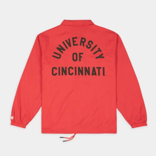 Alternative view of Cincinnati Bearcats Retro "UC" Vintage Coaches Satin Jacket