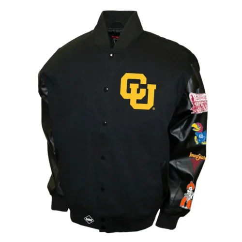Colorado Buffaloes Big 8 Conference Wool & Leather Varsity Jacket