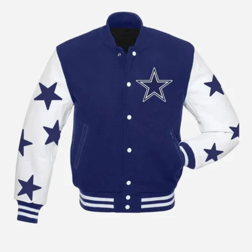 Dallas Cowboys Letterman Wool & Leather Varsity Jacket