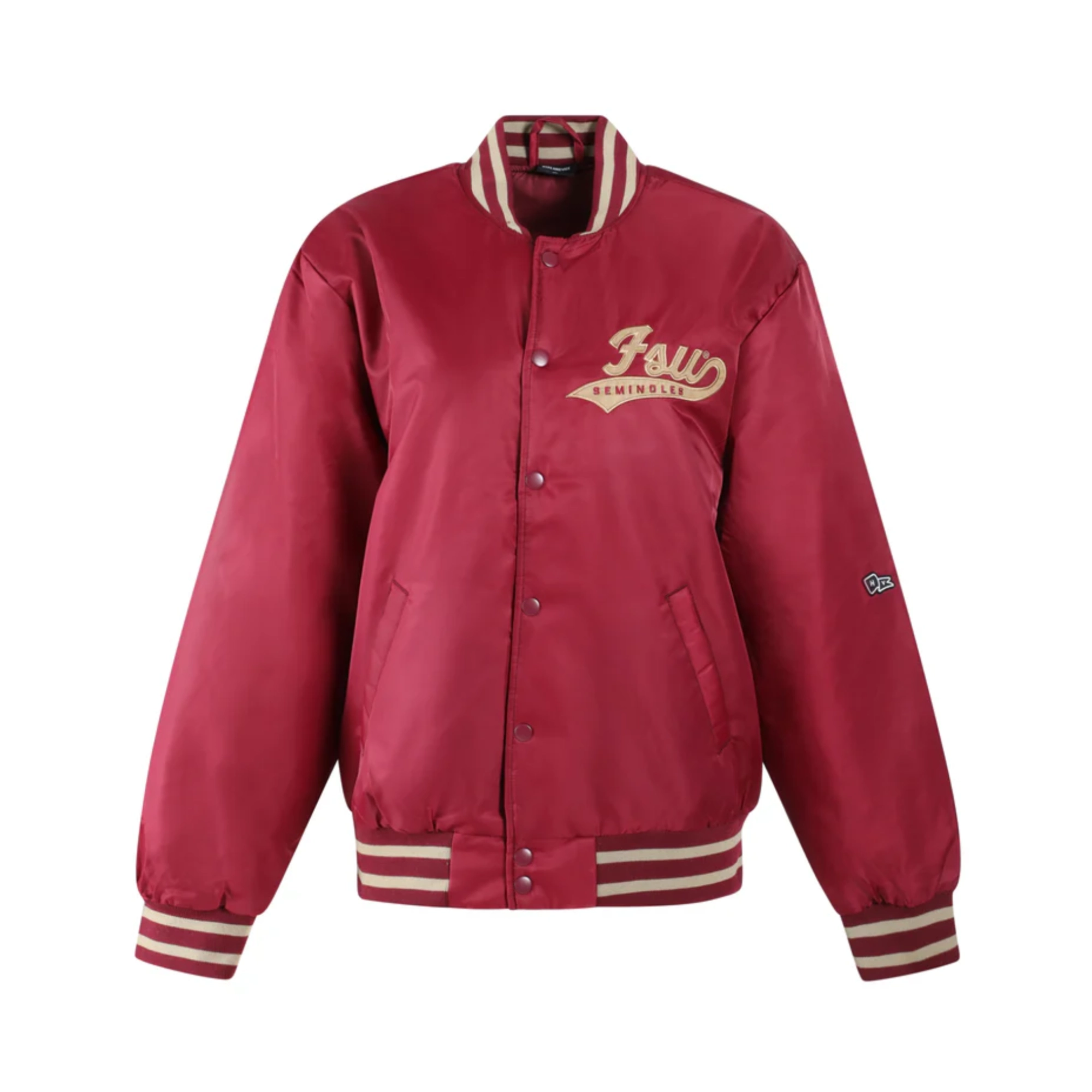 Men's Florida State Seminoles A-Game Satin Varsity Jacket - Image 4