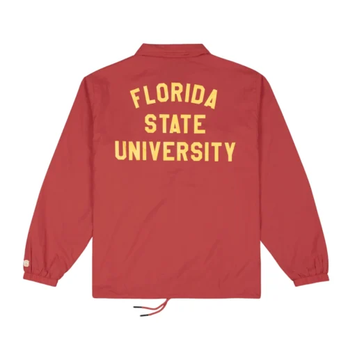 Alternative view of Florida State Seminoles Classic Football Coaches Satin Jacket