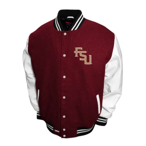 Florida State Seminoles Graduate Wool & Leather Varsity Jacket