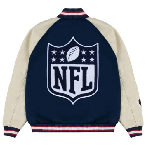 Alternative view of Golf Wang Full-Snap Wool & Leather Varsity Jacket