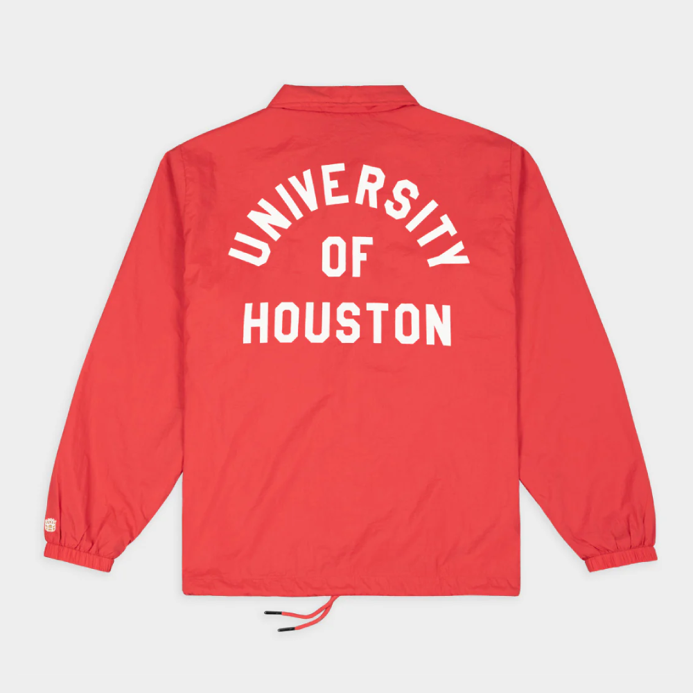 Houston Cougars Classic "UH" Coaches Satin Jacket - Image 2