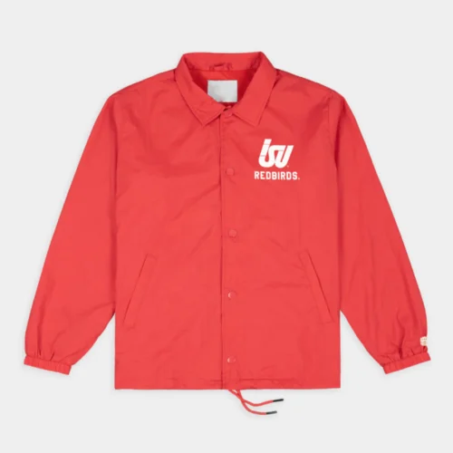 Illinois State Redbirds "ISU" Vintage  Coaches Satin Jacket