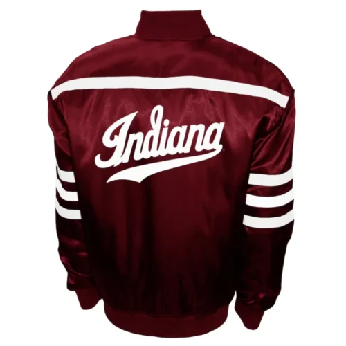 Alternative view of Indiana Hoosiers  2nd Era Satin Varsity Jacket