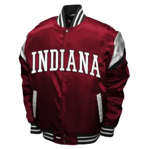 Indiana Hoosiers  Power Satin Varsity Jacket
