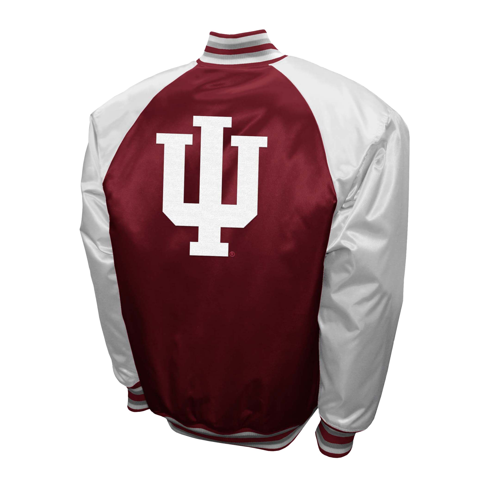 Indiana Hoosiers The Game Satin Varsity Jacket - Image 2