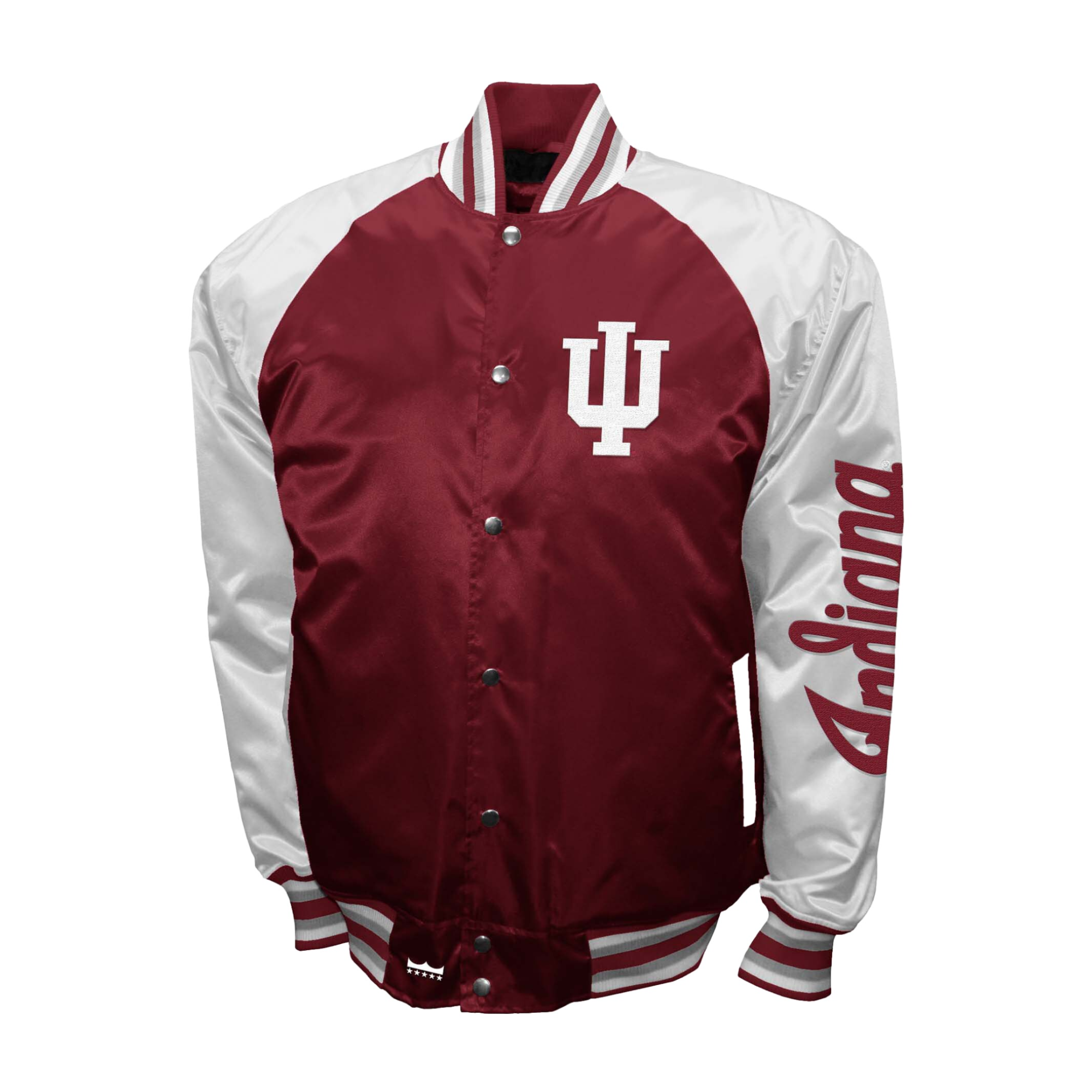 Indiana Hoosiers The Game Satin Varsity Jacket