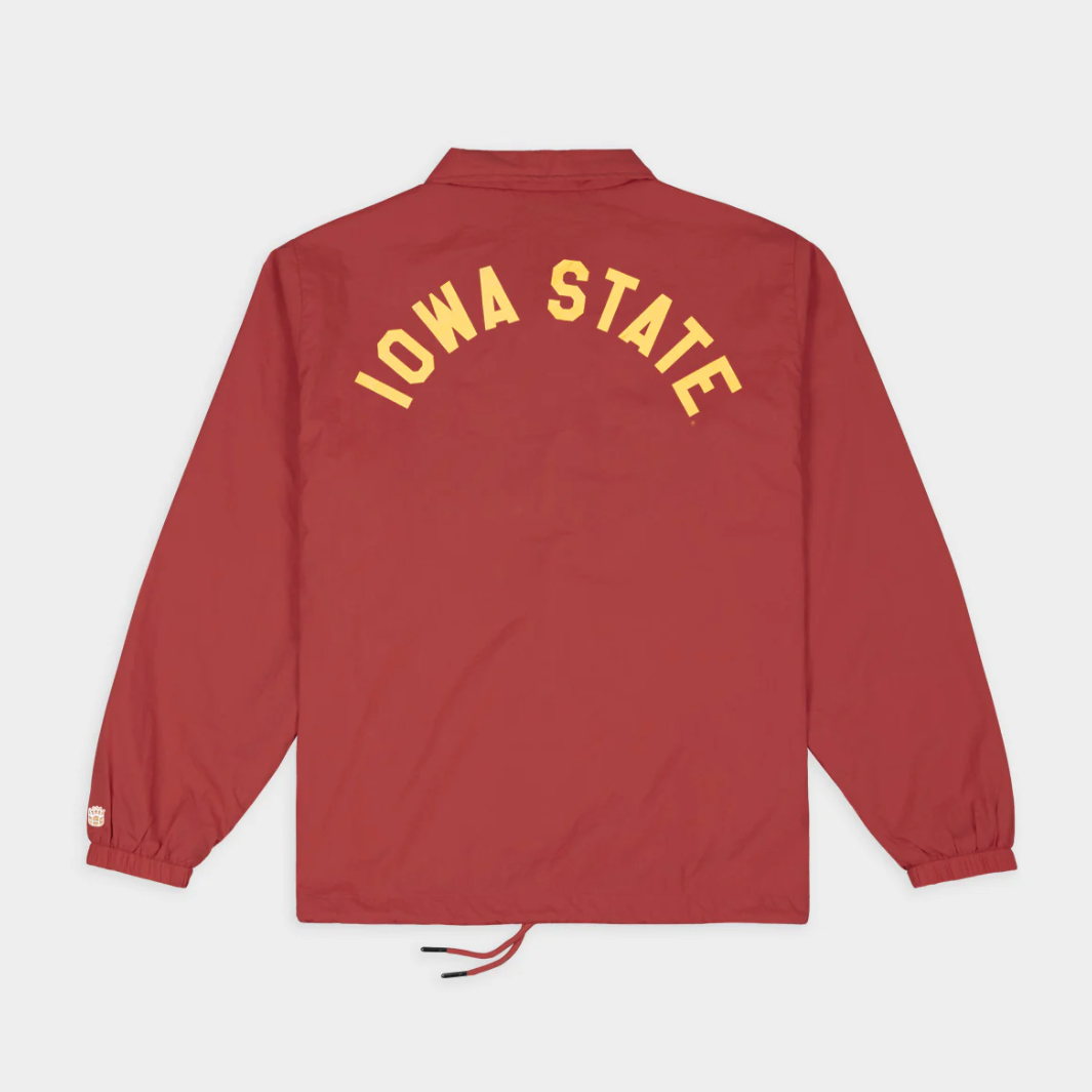 Iowa State Cyclones Vintage "ISU" Coaches Satin Jacket - Image 2