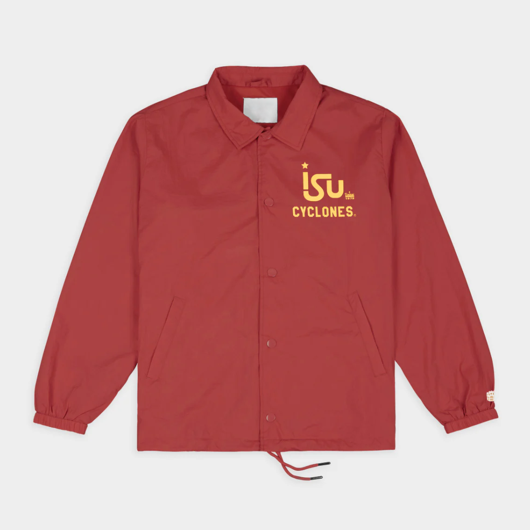 Iowa State Cyclones Vintage "ISU" Coaches Satin Jacket