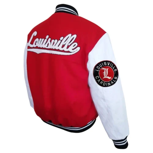 Alternative view of Louisville Cardinals  Graduate Wool & Leather Varsity Jacket
