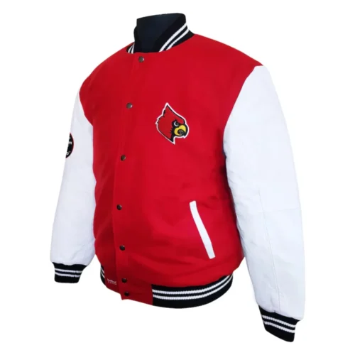 Louisville Cardinals Graduate Wool & Leather Varsity Jacket