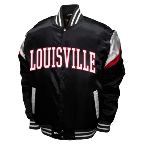 Louisville Cardinals  Power Satin Varsity Jacket