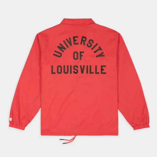 Alternative view of Louisville Cardinals Rage Retro Coaches Satin Jacket