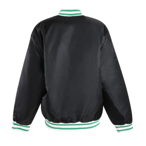 Women's Marshall Thundering Herd A-Game Satin Varsity Jacket - Image 5