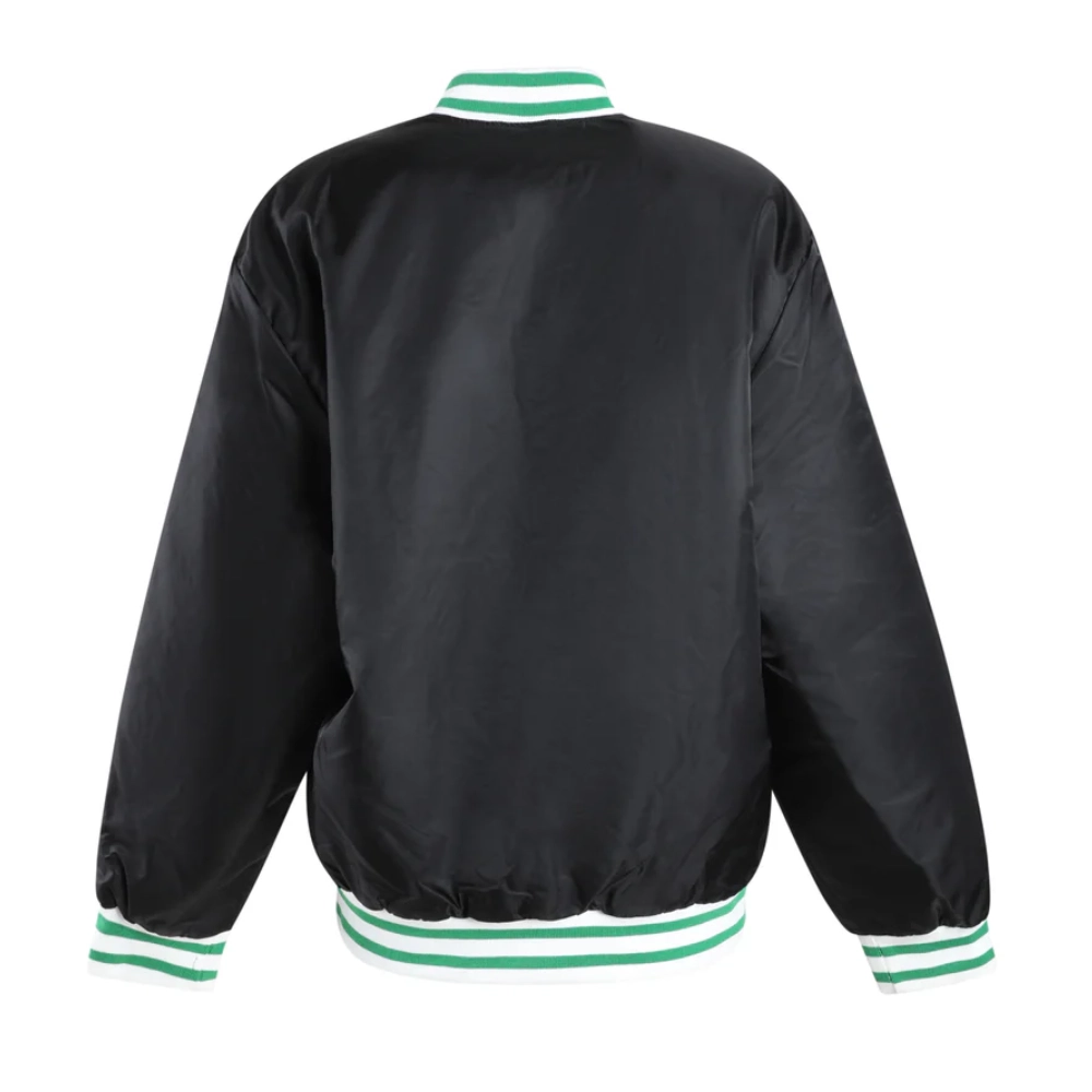 Women's Marshall Thundering Herd A-Game Satin Varsity Jacket - Image 5