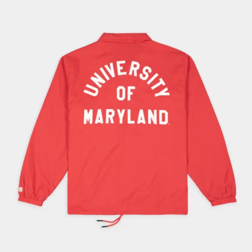 Alternative view of Maryland Terrapins Vintage Terps Logo Coaches Satin Jacket