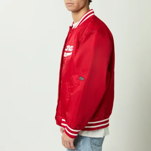 Alternative view of Men Alabama Crimson Tide A-Game Satin Varsity Jacket