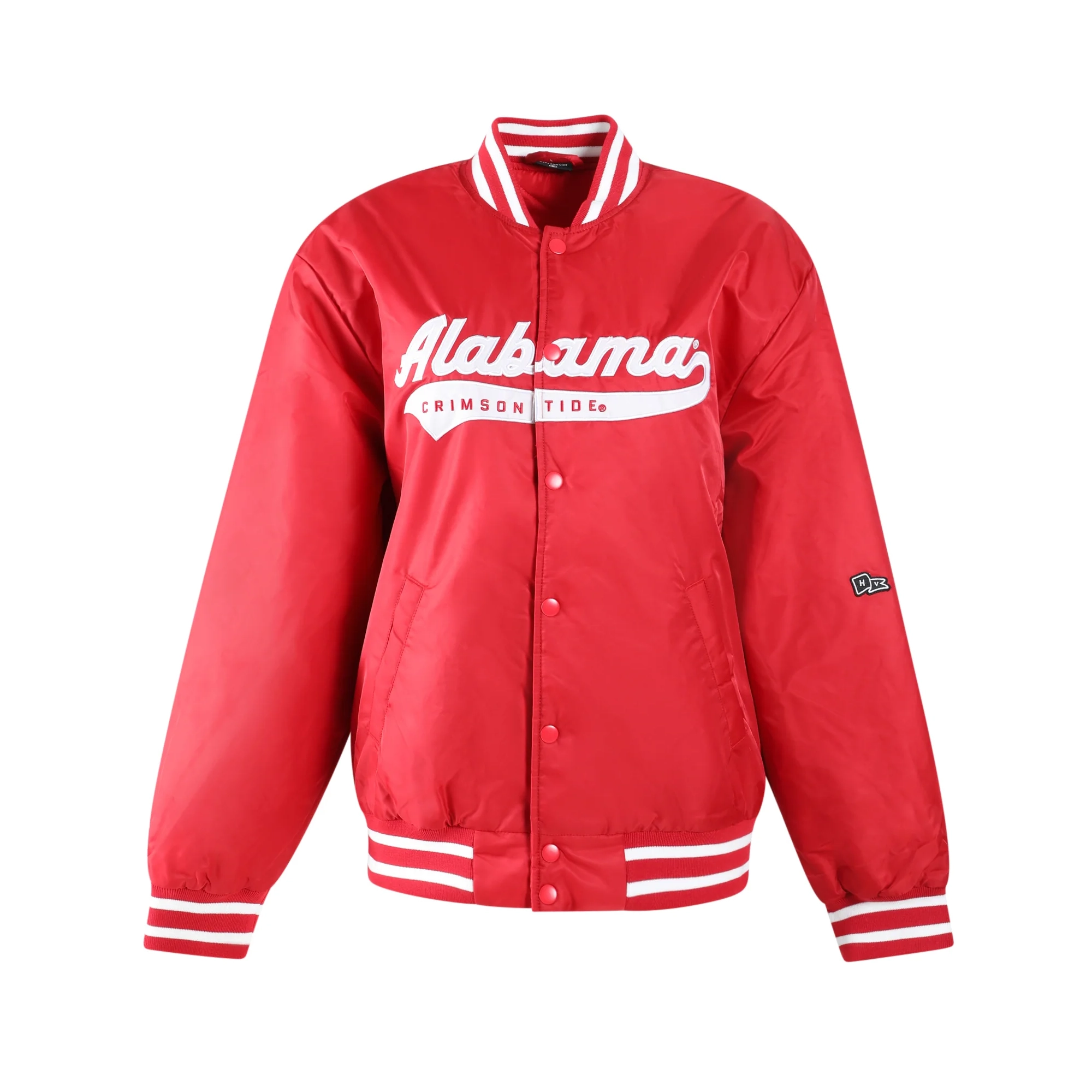 Men Alabama Crimson Tide A-Game Satin Varsity Jacket - Image 4