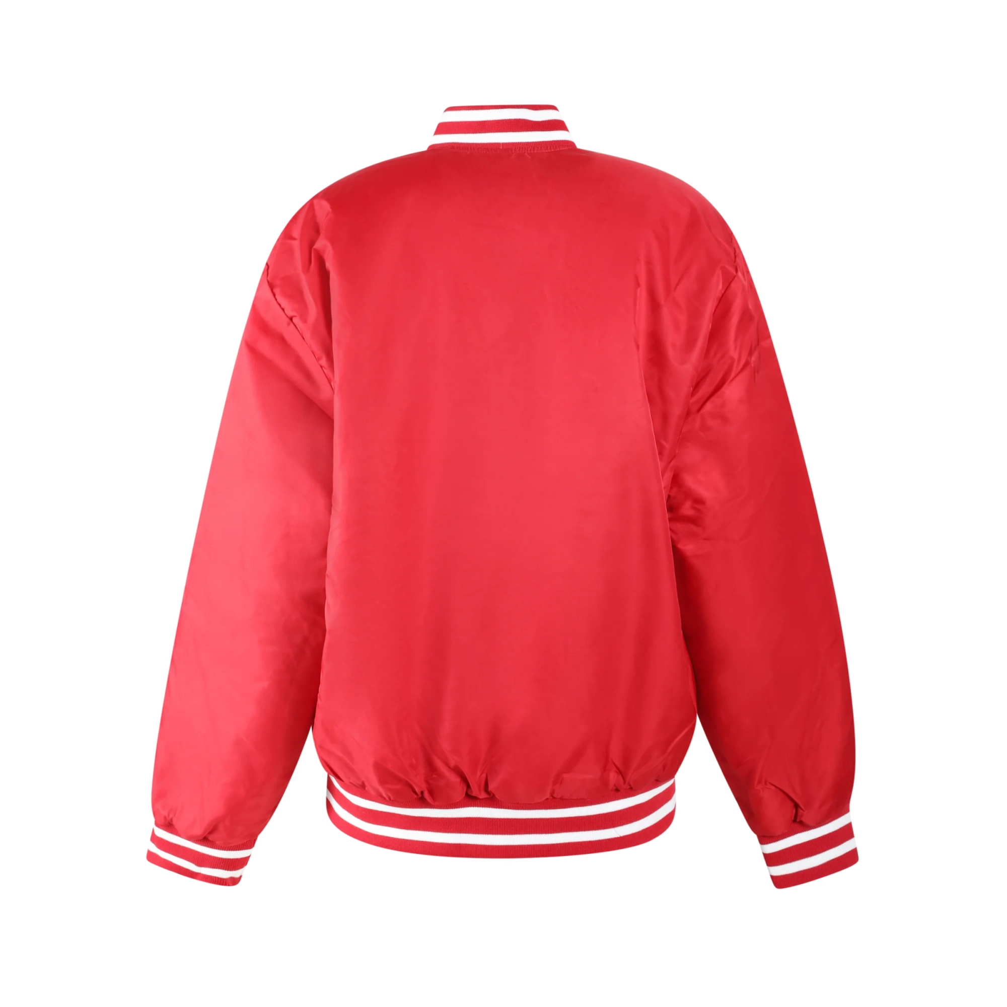 Men Alabama Crimson Tide A-Game Satin Varsity Jacket - Image 5
