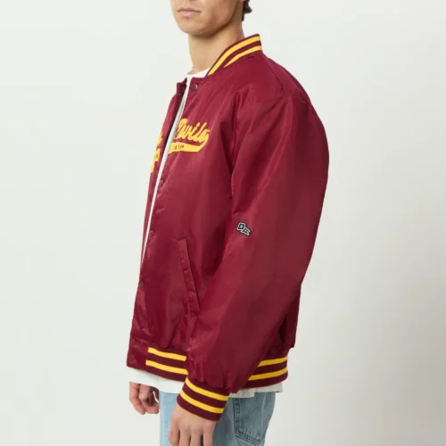 Alternative view of Men's Arizona State Sun Devils A-Game Satin Varsity Jacket