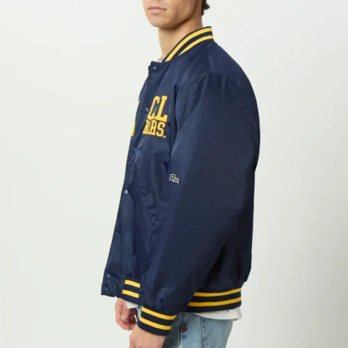 Alternative view of Men's California Golden Bears A-Game Satin Varsity Jacket