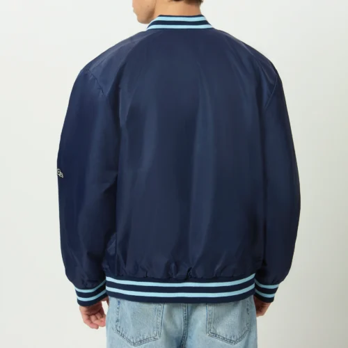 Men's Columbia Lions A-Game Satin Varsity Jacket - Image 3