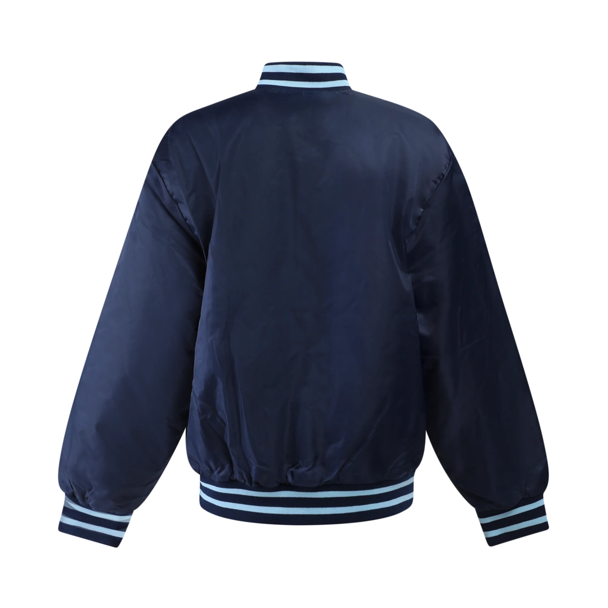 Men's Columbia Lions A-Game Satin Varsity Jacket - Image 5